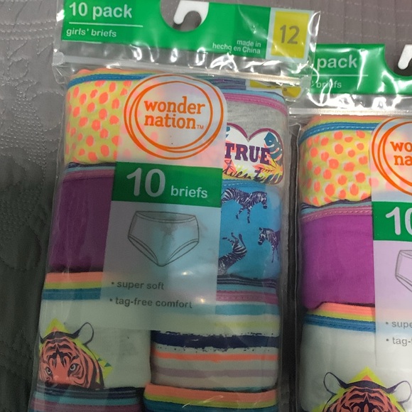 Girls Briefs Size 12. Both packages for $8. NWT - Picture 6 of 6